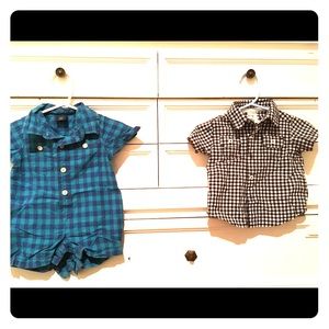 Romper / button down Lot. So cute!!